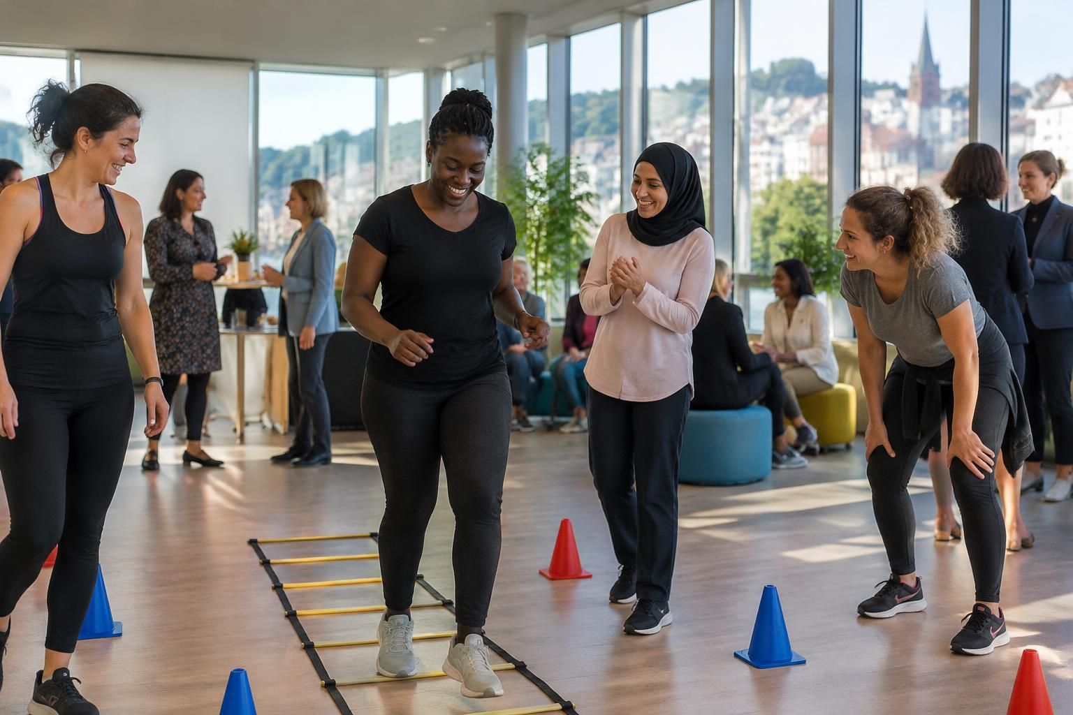 « On transpire ensemble, ça crée des liens » : à Morlaix, un job dating 100 % féminin qui met les candidates en mouvement à morlaix, un job dating 100 % féminin mise sur le sport pour faire bouger les candidates et créer des liens avec les recruteurs.
